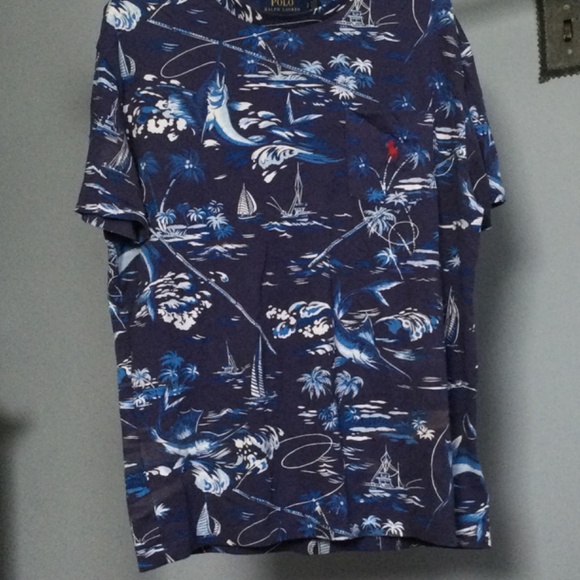 RALPH LAUREN Nautical T-SHIRT New Without Tags - Picture 10 of 12